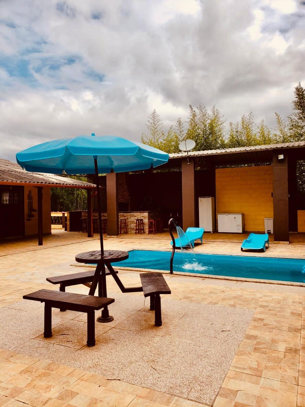 Chacara Charmosa Com Piscina, Campo De Futebol Villa กวาราชินเกตา ภายนอก รูปภาพ